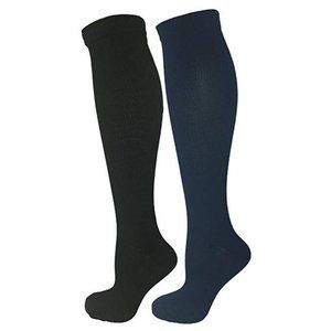Black & Blue 2 Pair Small/Medium Ladies Compressio